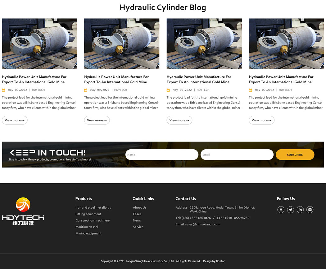 翔力重工外貿網(wǎng)站建設案例